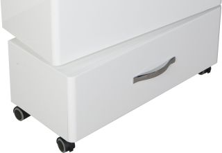 Тумба подкатная Bellezza Анкона 80см белый 00000006137